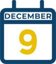 December 9 Calendar Icon