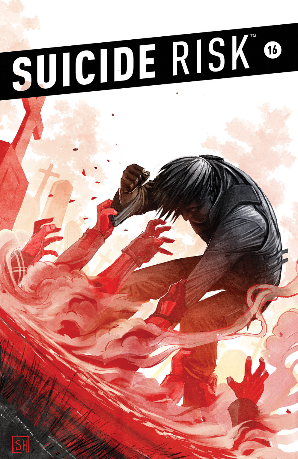 SUICIDE RISK #16 Cover by Stephanie Hans