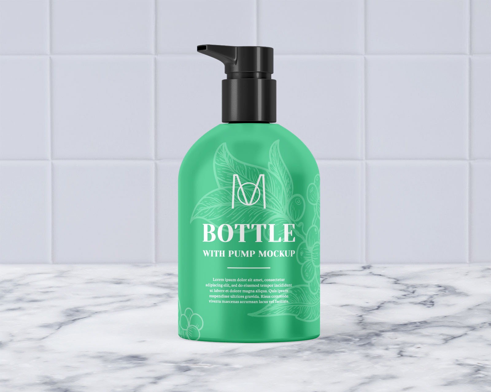 Download 108+ Glossy Plastic Bottle W/ Pump Mockup Yellowimages