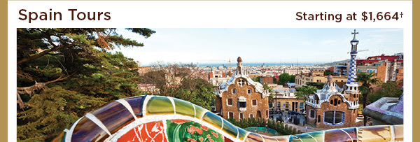 Spain Tours - Starting at $1,664+