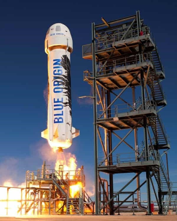Despega el Blue Origin de Bezos