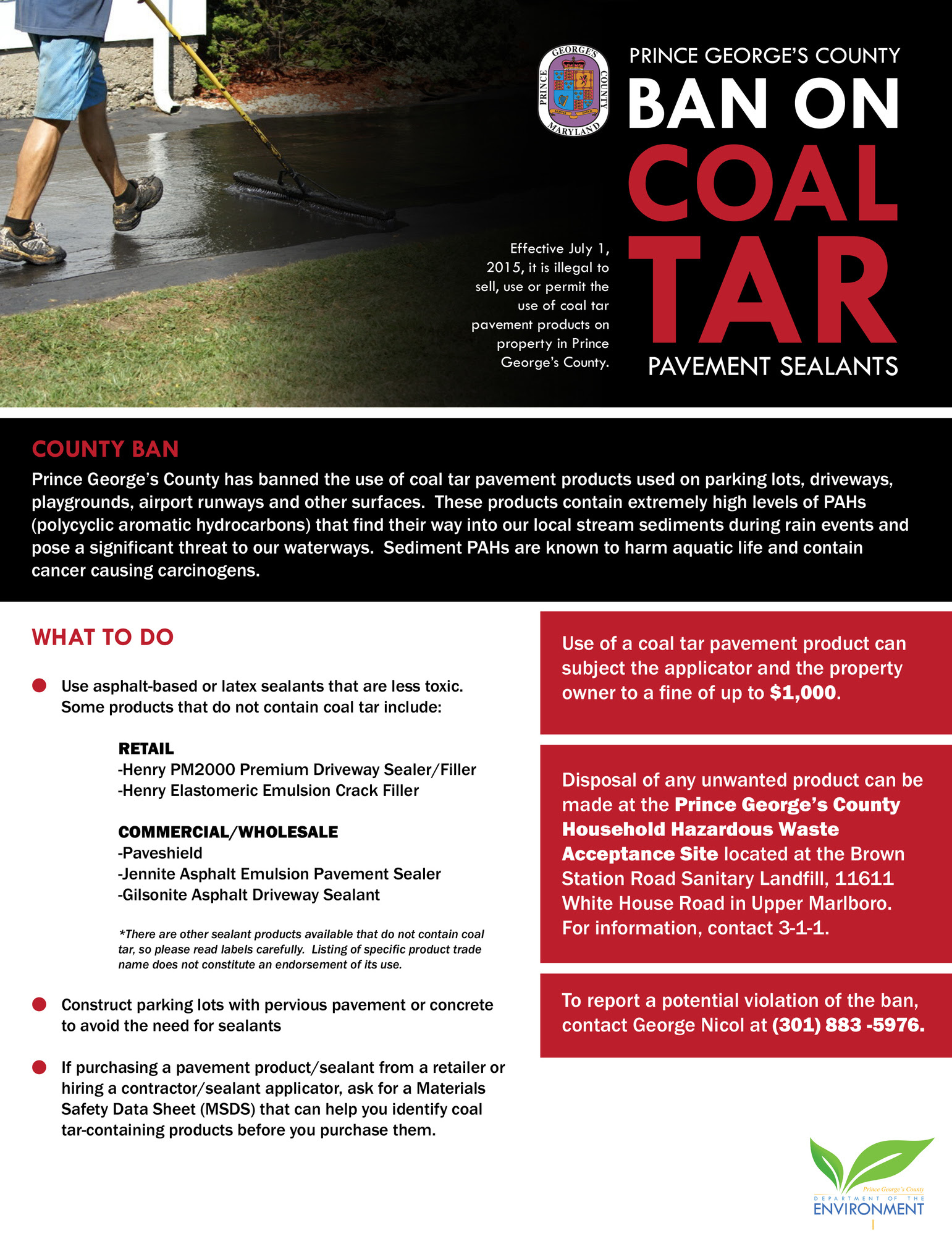 Coal Tar Ban