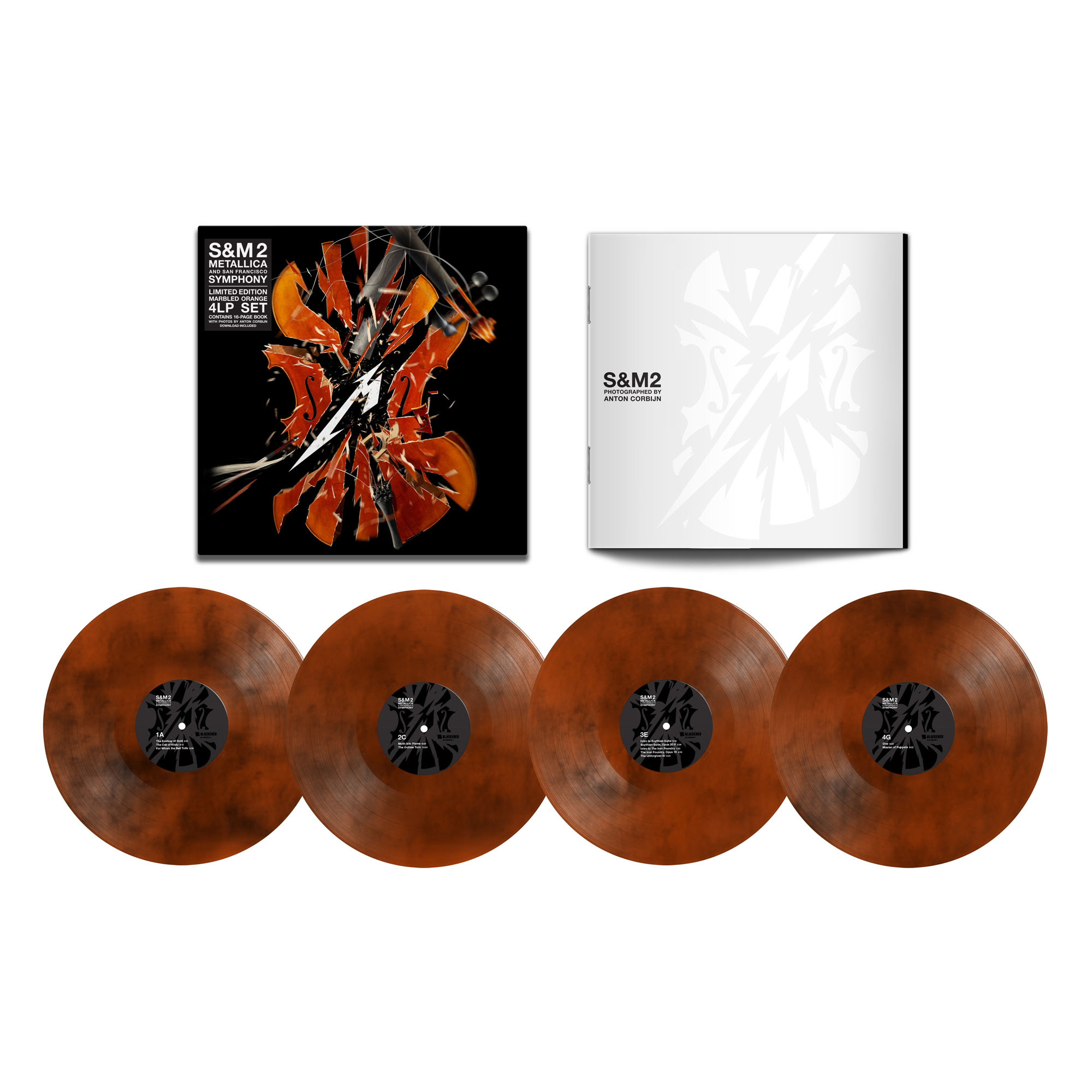 S&M2 4LP Vinyl (Orange Marble)
