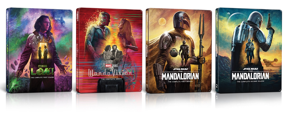 BREAKING NEWS - Disney+ Favorites Loki, WandaVision & Mandalorian Seasons 1  & 2 Coming to 4K UHD and Blu-ray!