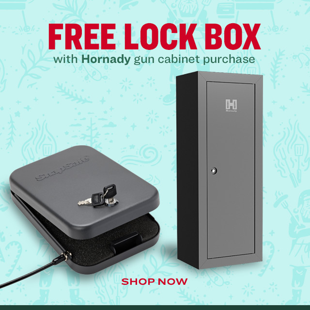 Free Lock Box with Hornady Gun Cabinet Purchase