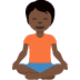 Person in lotus position