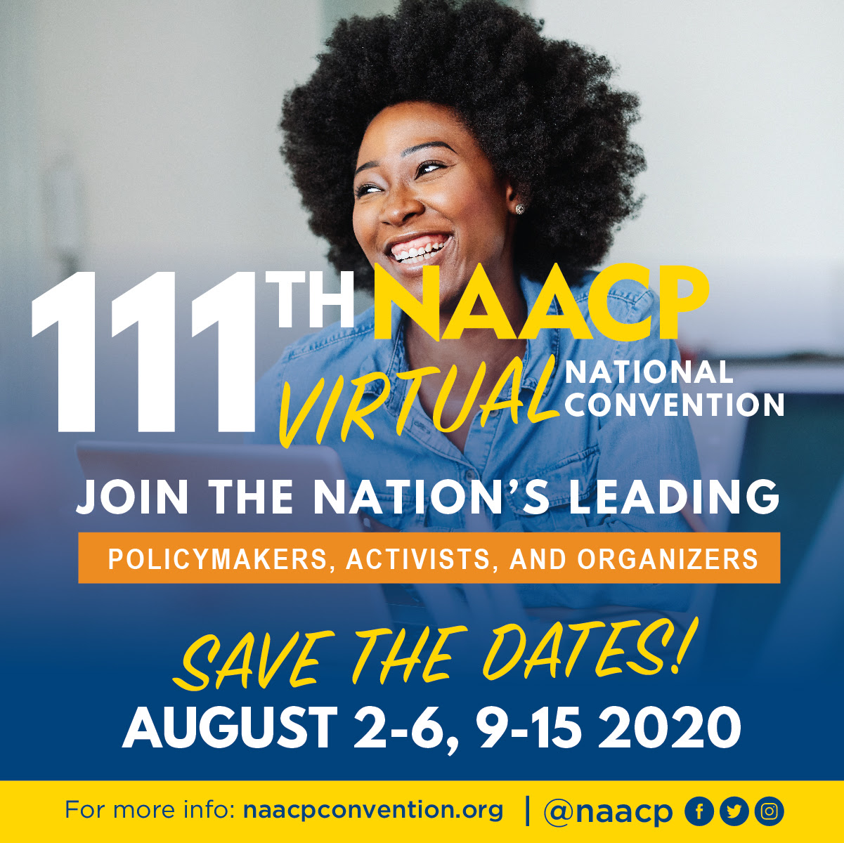 Stay up to date on the NAACP 111th National Convention