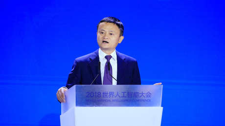 Jack Ma durante una conferencia en Shanghái, China, 17 de septiembre de 2018.