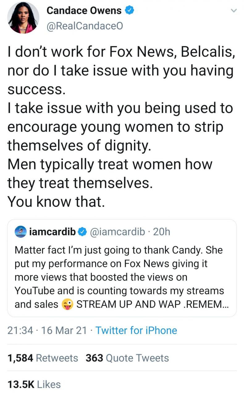 Cardi B and Candace Owens fight dirty and threaten to sue each other over Cardi