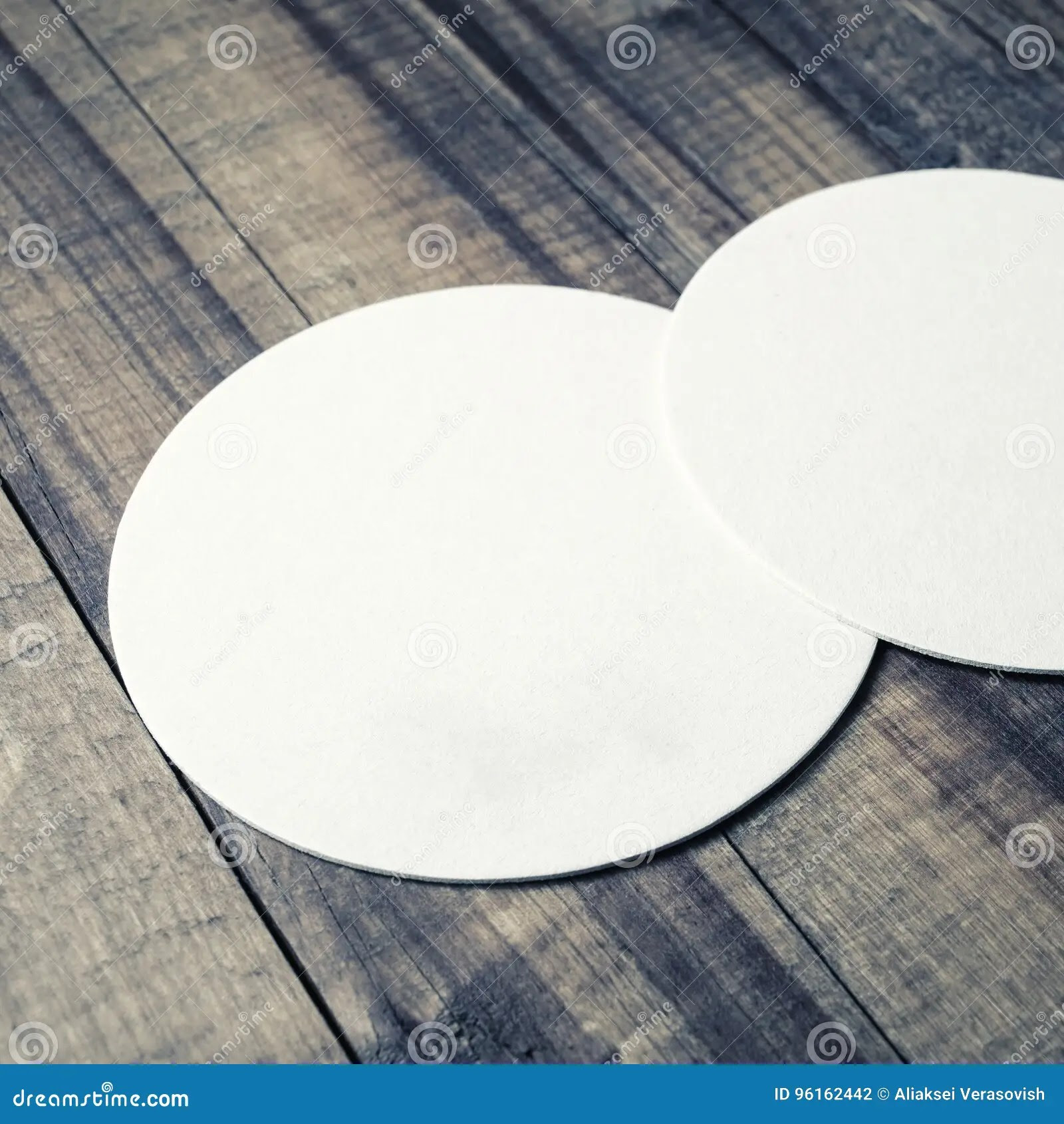 Two beer coasters stock photo. Image of objects, arabica 96162442
