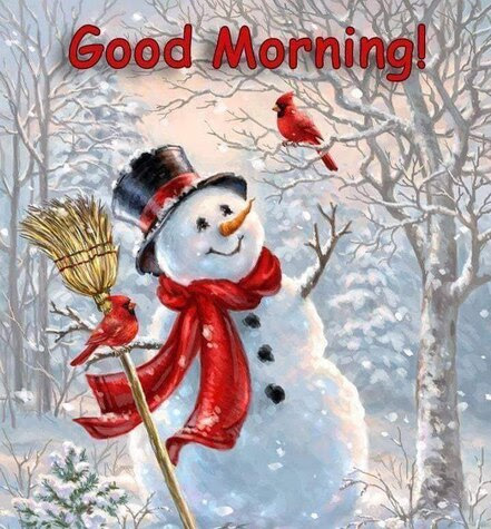 Winter-Snowman-Good-Morning