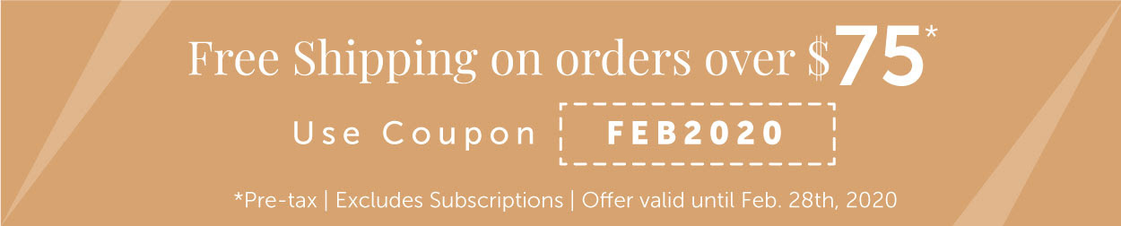 Free shipping on orders over $75