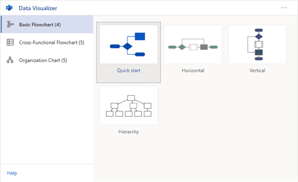 choose type of diagram