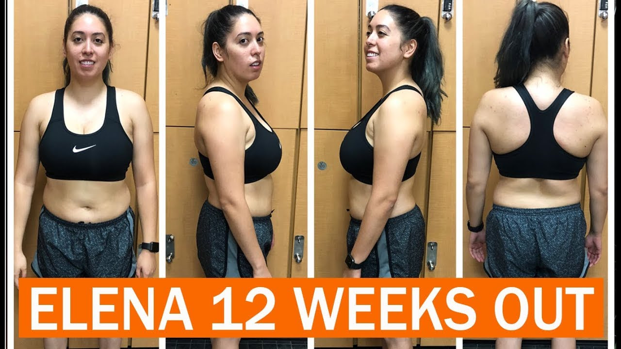 Body Transformation Women Before 12 Week Weight Loss Journey - Elena -  YouTube