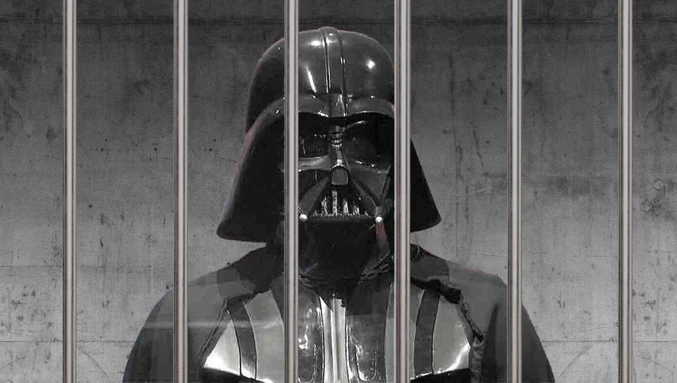Darth Vader Jailed On Excessive Use Of The Force