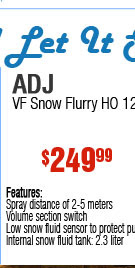 VF Snow Flurry HO 1250W