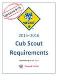 Updated Cub Scout Requirements