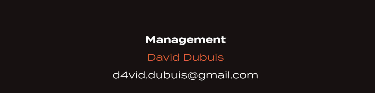 Contact management : David Dubuis
