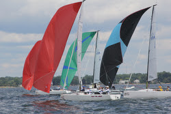 Women J/70 sailors- racing Worlds