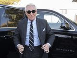 Roger Stone arrives at Federal Court for the second day of jury selection for his federal trial, in Washington. (AP Photo/Cliff Owen)