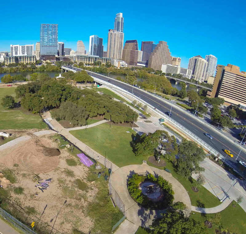 A brand new Auditorium Shores has reopened to the public.