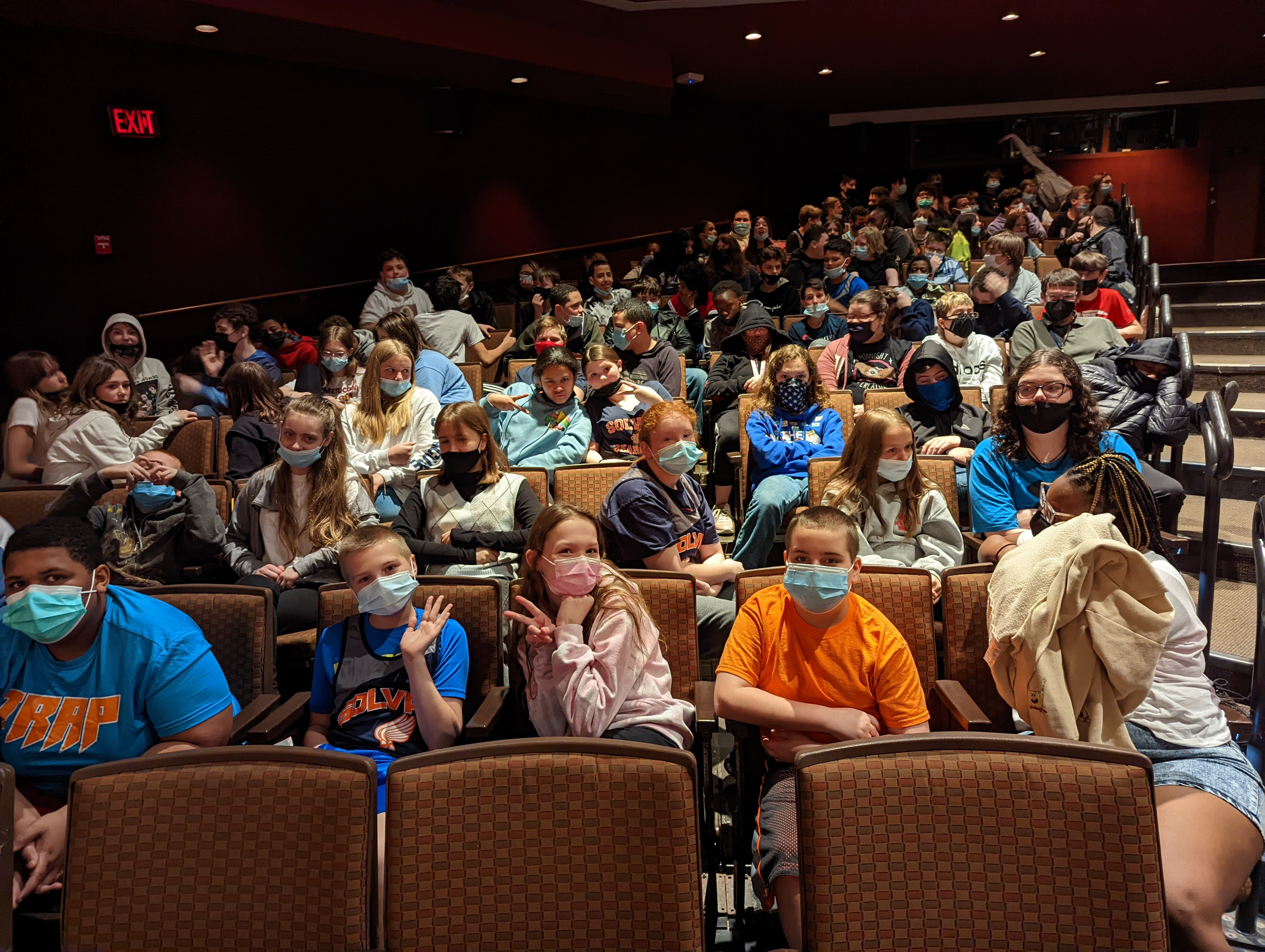 students in audience