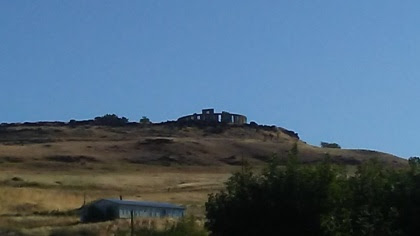 Washington's Stonehenge as seen from the road