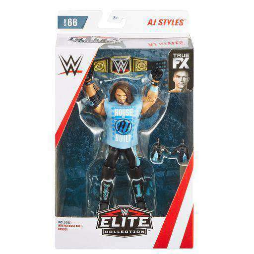 Image of WWE Wrestling Elite Series 66 - AJ Styles Action Figure