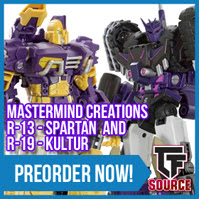 Transformers News: TFSource News! MT Lightning/Skycrow, FT Quietus/Dracula, Encore God Fire Convoy, MMC Spartan/Kultur