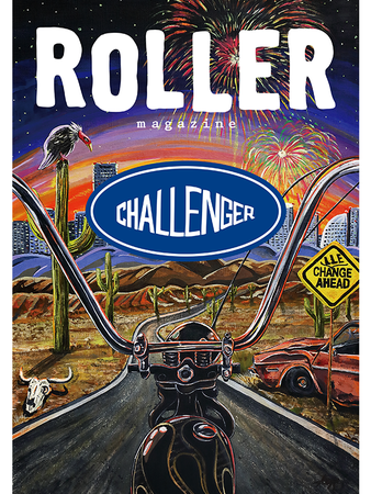 ヴィンテージバイク雑誌『ROLLER magazine』とスケーターブランド『CHALLENGER』が「ANTI NORMAL（純正御免）」をテーマにフェアを代官山 蔦屋書店で開催。