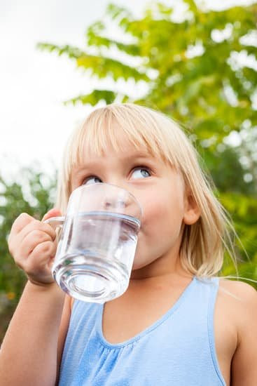 girl drinking water