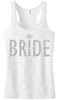BRIDE Silver Glitter Tank Top - XS 4+