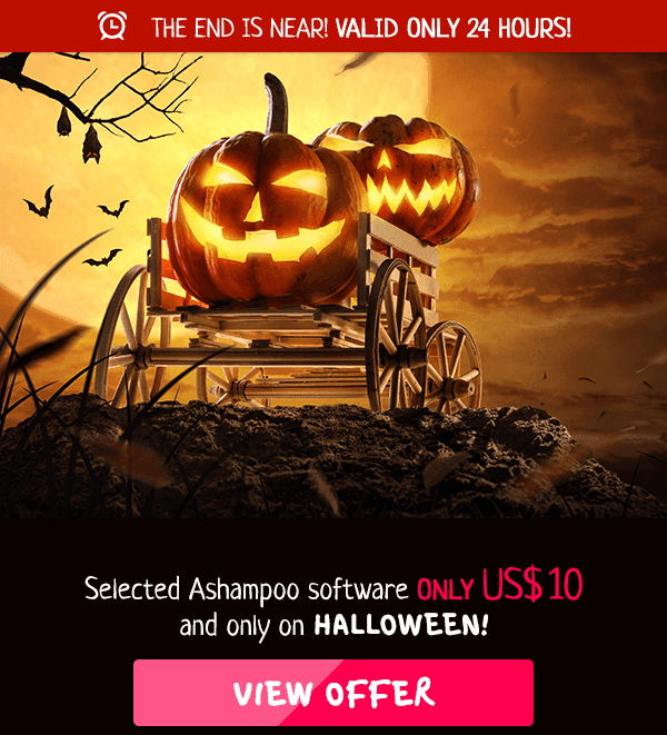 Ashampoo Halloween 2019 Sale