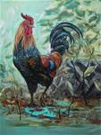 Barnyard Rooster - Posted on Tuesday, March 24, 2015 by Ruth Van Egmond