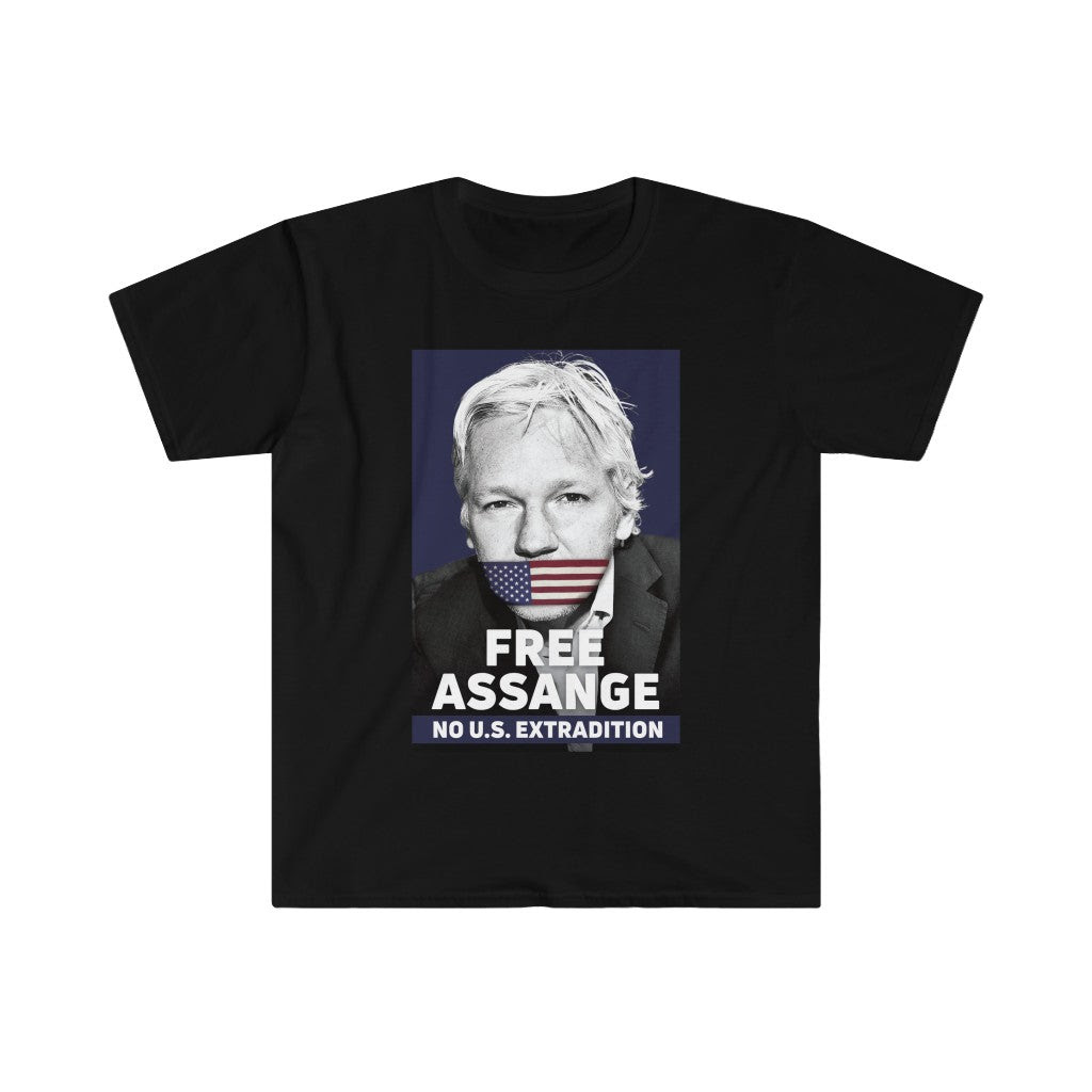 Free Assange - No US Extradition - Men's Fitted Premium Tee