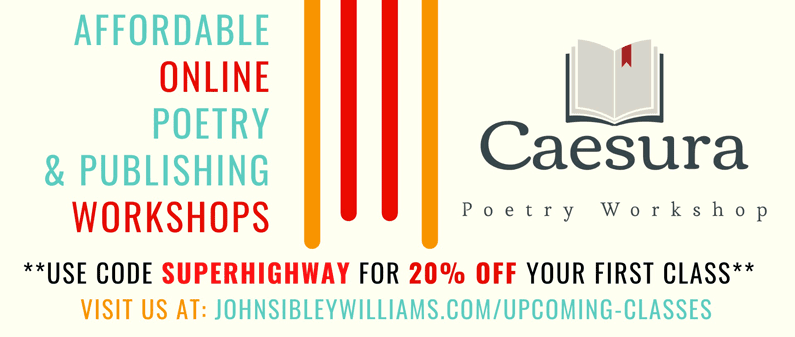 Caesura Poetry Workshop with John Sibley Williams