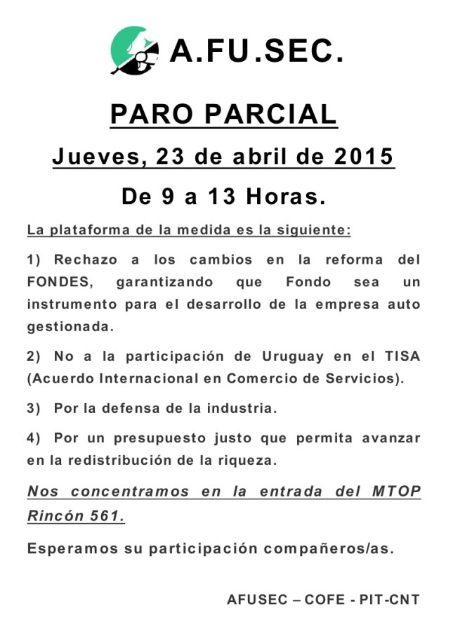 Paro Gremial