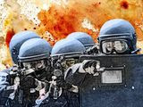 Police SWAT Team Illustration by Greg Groesch/The Washington Times
