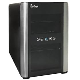 Vinotemp VT-12TEDi 12-Bottle Thermoelectric Wine Cooler, Black review Vinotemp VT-12TEDi 12-Bottle Thermoelectric Wine Cooler, Black price