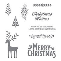 Merry Mistletoe Clear-Mount Stamp Set