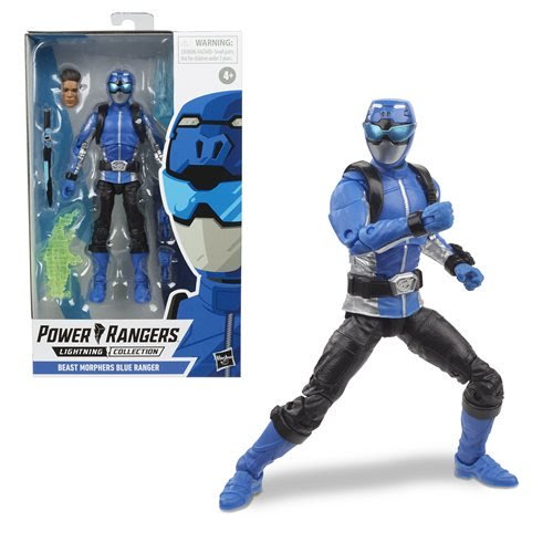 Image of Power Rangers Lightning Collection Wave 3 Beast Morphers Blue Ranger 6-Inch Action Figure