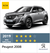 Equipamiento estándar de Peugeot 2008 - Resultados Euro NCAP Diciembre 2019 - 4 estrellas