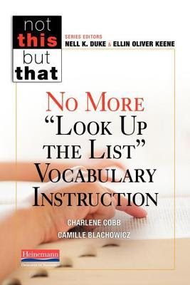 No More Look Up the List Vocabulary Instruction PDF