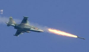 Russian air force unleashes “powerful attack” against anti-Assad jihadists bordering Turkey