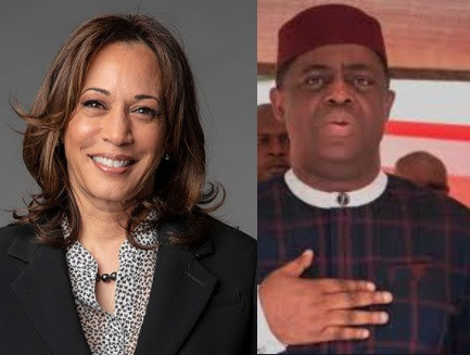 Nigerians react to FFK referring to US president-elect Kamala Harris as