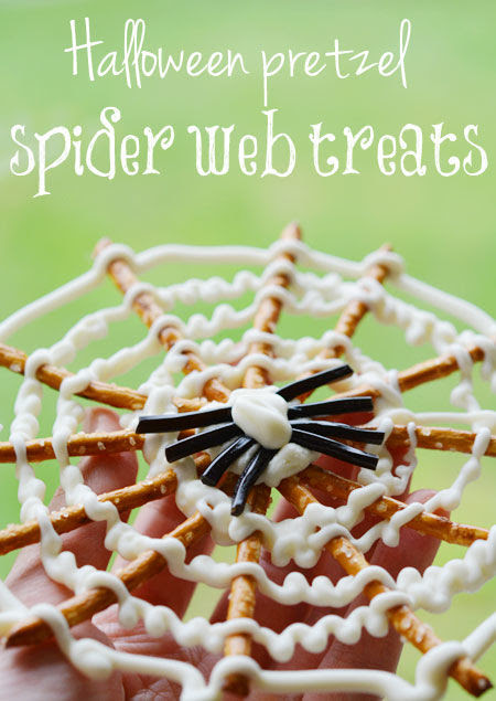 Pretzel Spider Webs