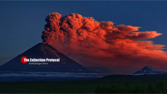 Kamchatka Klyuchevskaya Sopka volcano erupts with high altitude ash cloud Kamchatka-v
