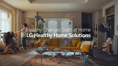 LG's new 'Healthy Home Solutions' campaign shows how to achieve true wellbeing at home. LG's new 'Healthy Home Solutions' campaign shows how to achieve true wellbeing at home.