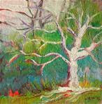 Park Trees 18 landscape oil painting - Posted on Friday, January 2, 2015 by Pam Van Londen