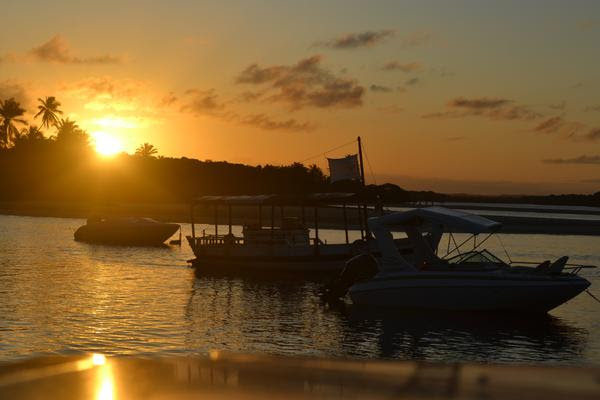 Pôr do Sol na Ilha de Boipeba Pousada Mangabeiras (Divulgação)